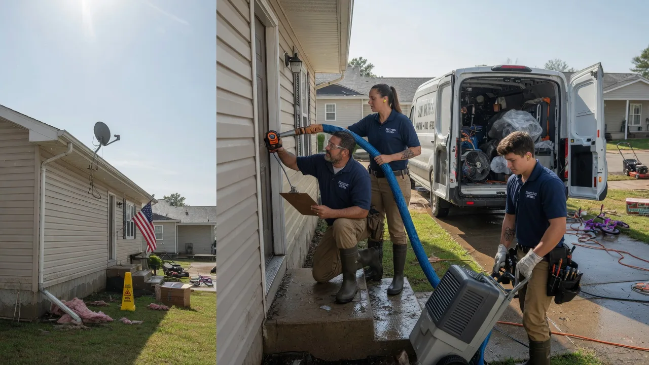 Ceiling Water Damage Restoration in De Witt, NE near me